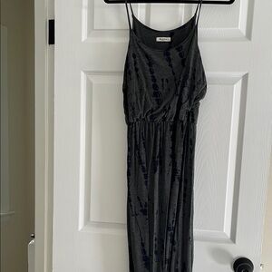 Gray maxi dress